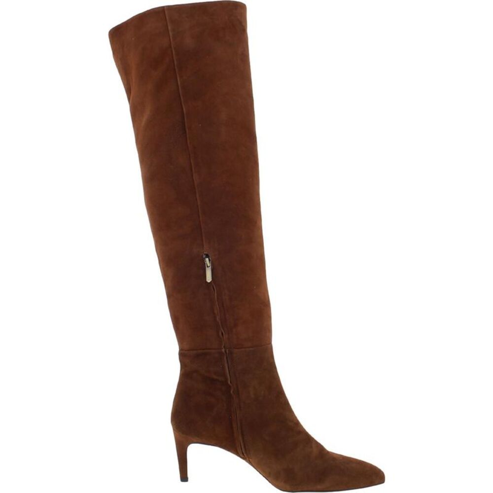 Sam Edelman Womens Ursula Brown Suede Tall Heel Knee-High Boots Shoes NWT - Picture 2 of 3